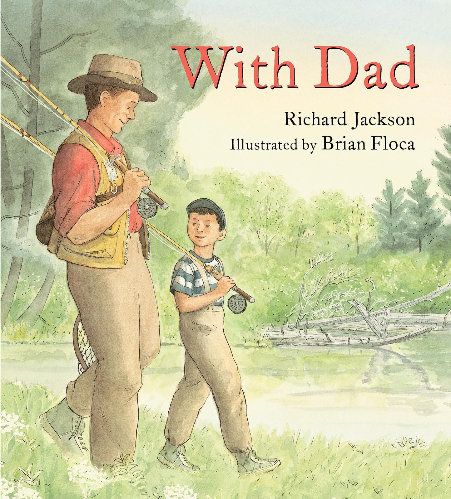 With Dad - hardcover Floca, Brian|Jackson, Richard