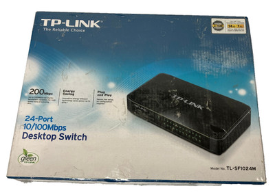 TP-LINK TL-SF1024M 24-Port 10/100Mbps Desktop Switch 10/100Base-TX Fast Ethernet