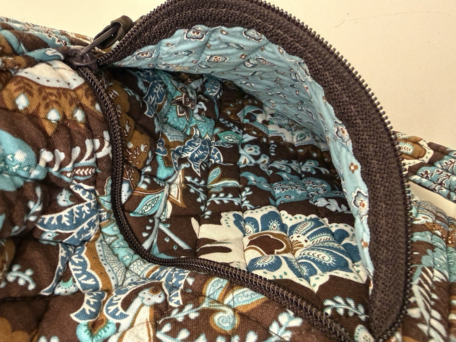 3 PC Rare Vera Bradley Java Large Toggle Tote + 2… - image 11