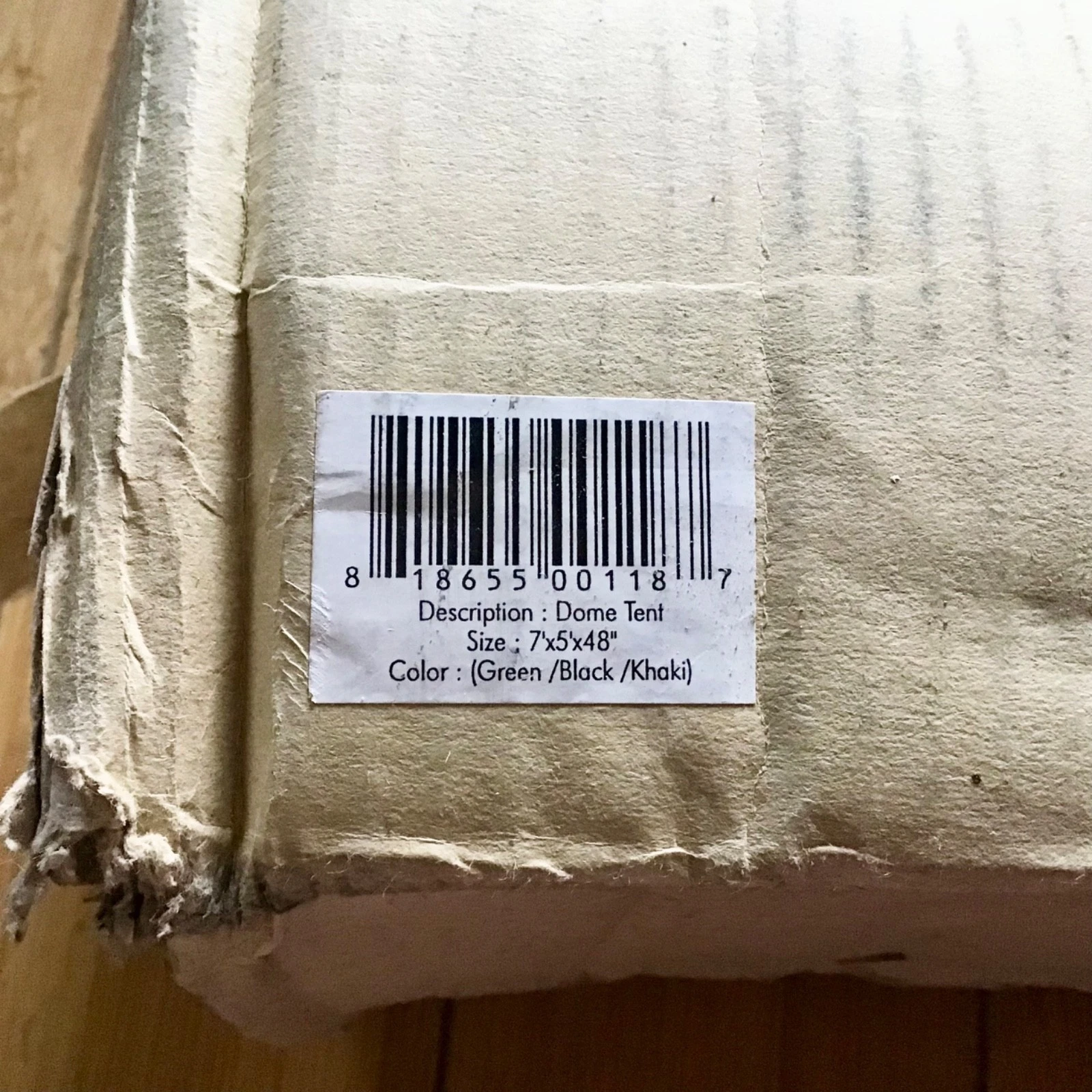 Dome Tent Waterproof 7 ft x 5 ft x 45 in; NEW IN BOX; Cabelas Outfitter 2 person