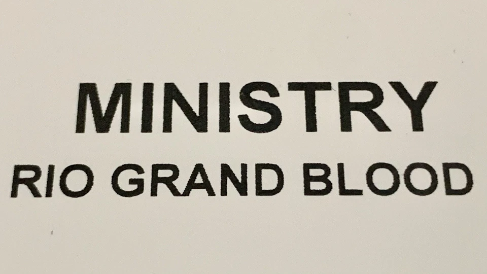 Rare Ministry Rio Grand Blood Promo Pre-Release CD 2006 13th Planet Records Foto 3 de 3