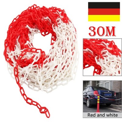 Absperrkette 30m Absperrung Kunststoffkette Plastikkette Kette Warnkette