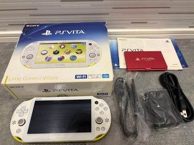 SONY PS Vita PCH-2000ZA13 Slim Lime Green White Box 16gb Speicherkarte