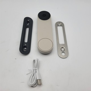 Google Nest Doorbell (Battery) Linen [GA03013 US]