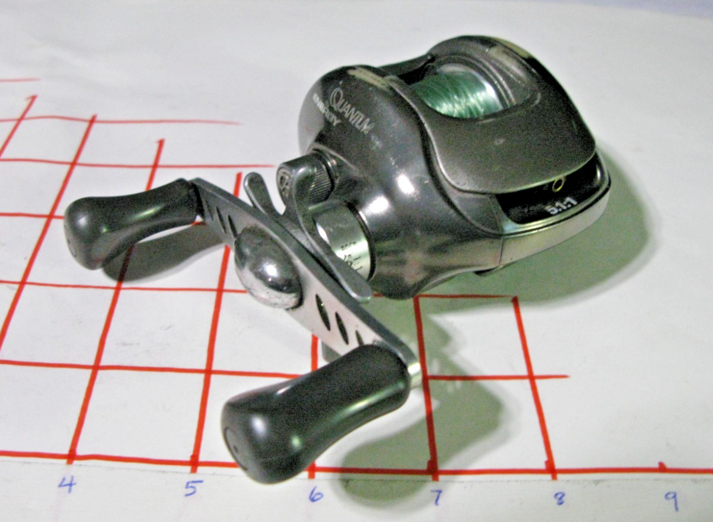 Quantum ENERGY Casting Reel E650PT, 5.1:1, 7BBs, 170yds/30lb