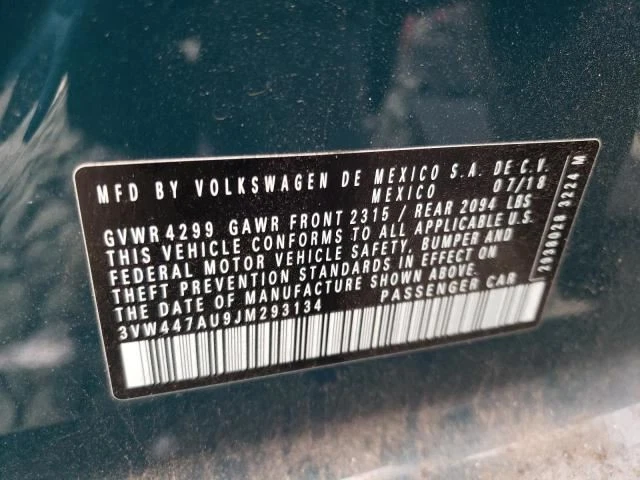 Puerta delantera derecha pasajero para 15-21 Golf 331923 Foto 2 de 4