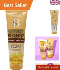Sunshine Blonde Extra Moisturising Shampoo 250ml - With argan & chamomile. Re... 15.96 per litre