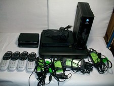 Direct TV Bundle Receivers Modem Remotes Adapter Power Cords Working Cond Read