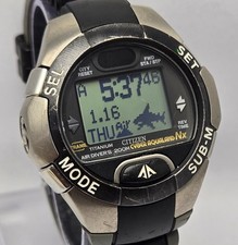 Citizen Aqualand NX D700-Q02519 Air Diver Cyber Vintage Men's Digital Dive Watch