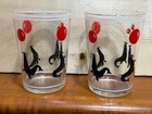 Vintage 1960's Jelly Glasses - Seals with Red Balance Balls — photo 1