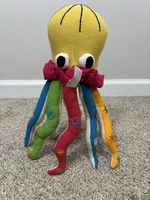 Handmade Octopus Colorful Canvas Material With Embroidery Peruvian