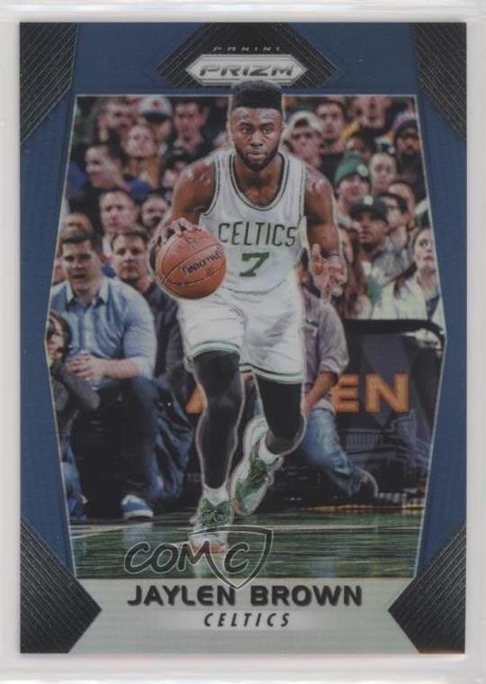 2017-18 Panini Prizm Blue Prizm 118/199 Jaylen Brown #11 0b4t