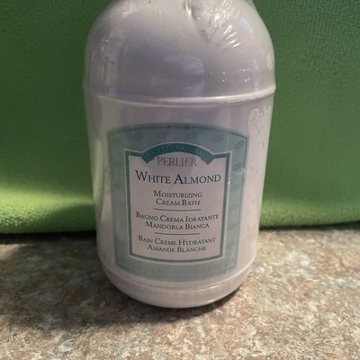 Perlier White Almond Moisturizing Cream Bath 16.9 oz Discontinued New Old Stock