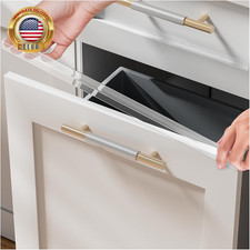 2 Pack Cabinet Protectors for Kitchen Cabinets, 18" Length Clear Cabinet Door Pr