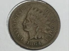 1864 Indian Cent in fine