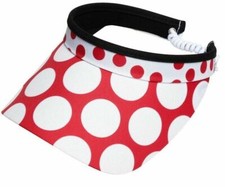 PICKLEBALL MARKETPLACE - Women's Fashion Coil Visor: Glove It   "Ta Dot "