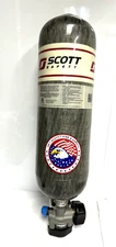 3M Scott Safety SCBA Breathing Air Cylinder 4500 psi 30 min Filled Dated 02/2023