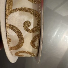 Member's Mark Premium Holiday Themed Wired Edge Ribbon 1.5" Wide x 50 ? Yards