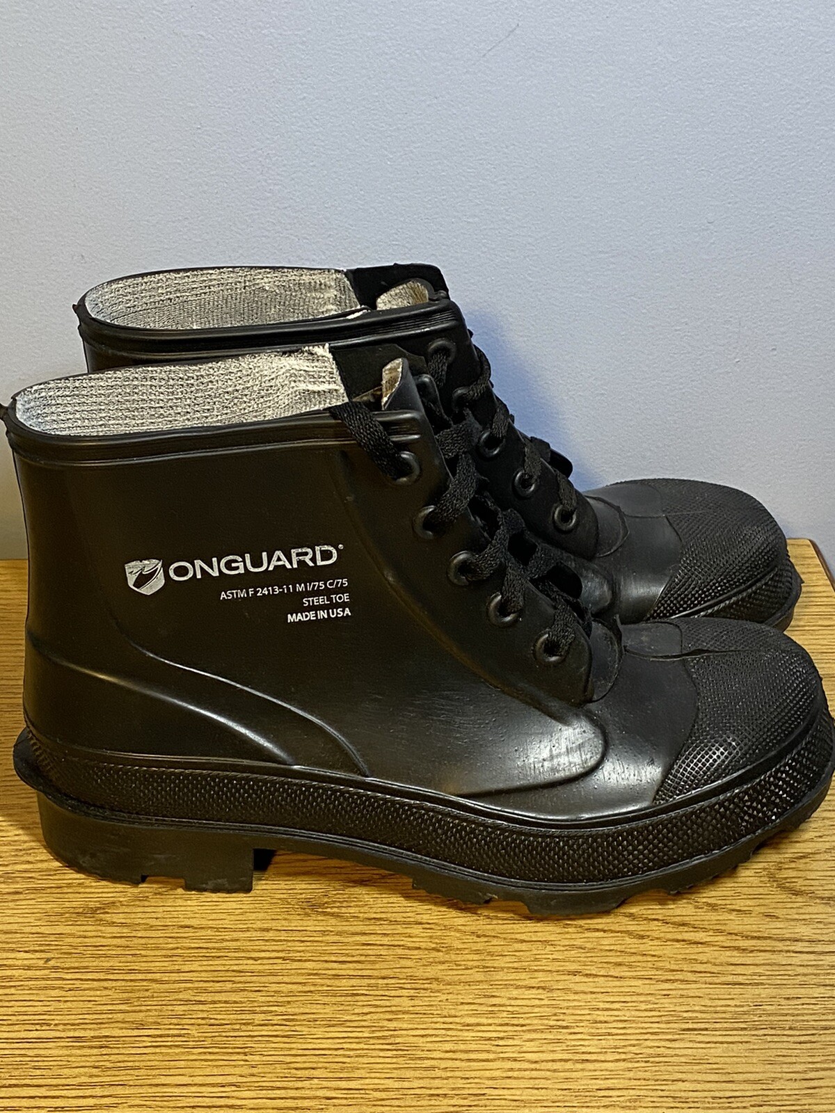 Mens/Womens Onguard Rubber Steel Toe 