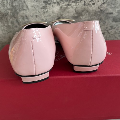 New in Box Authentic Roger Vivier Belle 25mm Pump Heels Flats Shoes Size 36.5 - Picture 5 of 7
