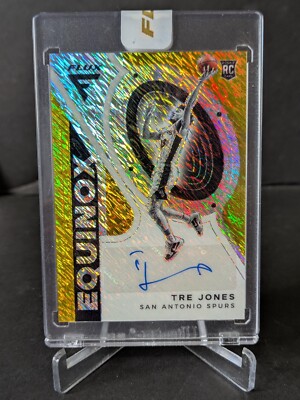   Tre Jones FLUX EQUINOX Gold Rookie Prizm RC #10/10 Signature Auto EQR-TRE  
