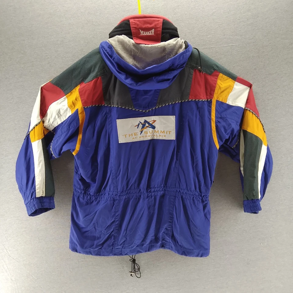 VTG Marker Ski Jacket Parka Colorblock Mens L The Summit - Image 2 of 4