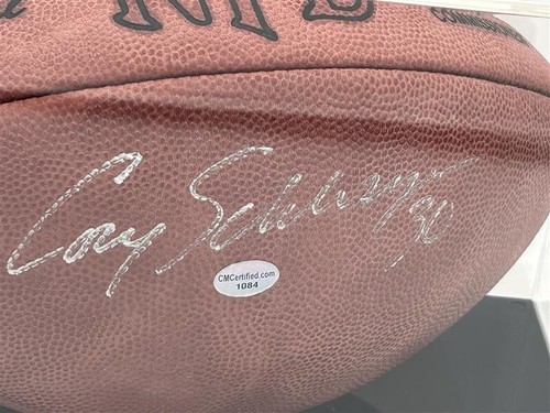 Corey Schlesinger Signed and Inscribed Football - Detroit Lions - COA - Picture 6 of 9