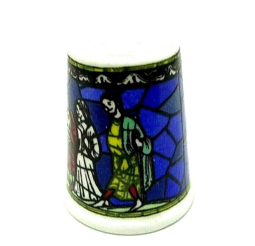Peregrinación porcelana dedo "El camino a Canterbury" Westbury Studio - Imagen 4 de 7