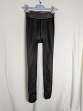 Ladies casual legging size S-M heart detail fleece inside warm