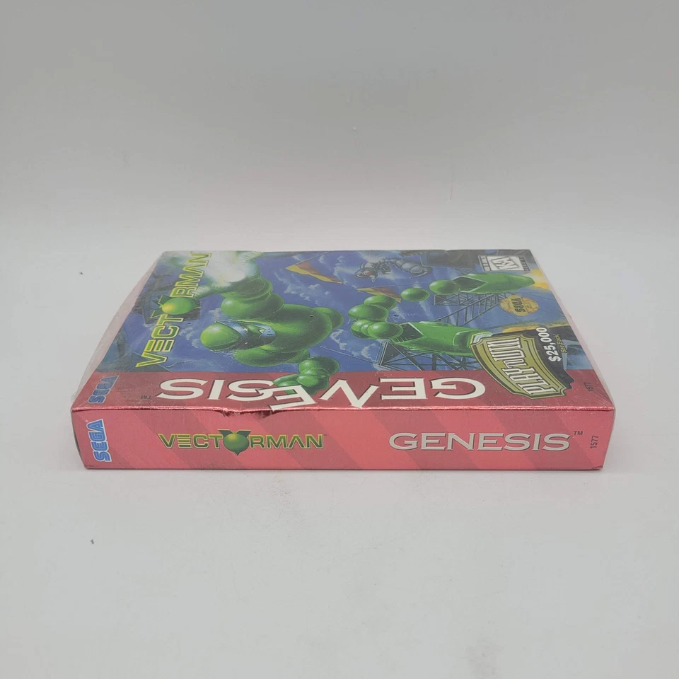New Vectorman [Cardboard Box] (Sega Genesis, 1995) - Image 4 of 4