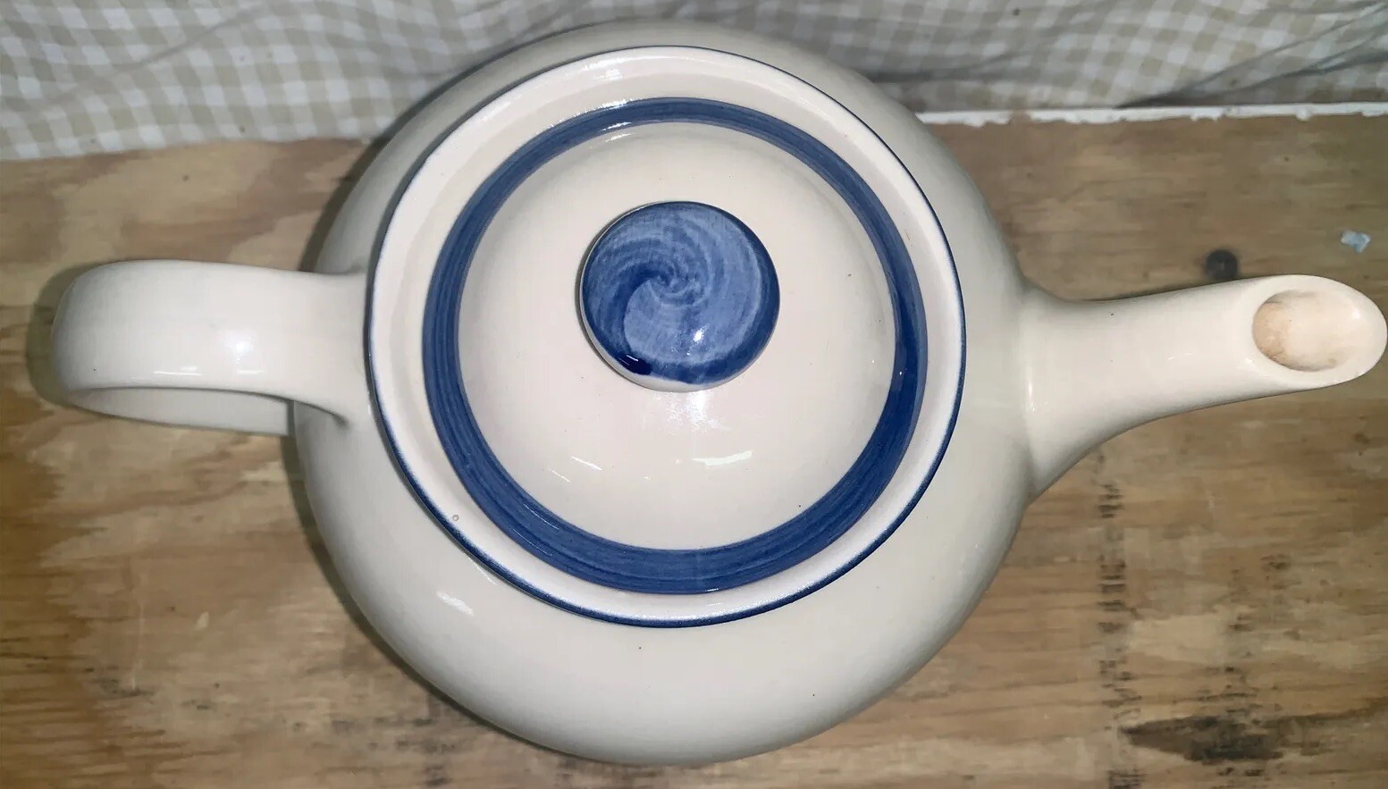 Hand Painted Floral Ceramic Teapot Artsy DesignPac Vintage