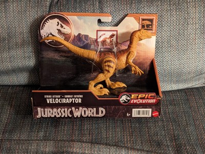 Mattel Jurassic World Epic Evolution Strike Attack Figure -VELOCIRAPTOR (7 inch)