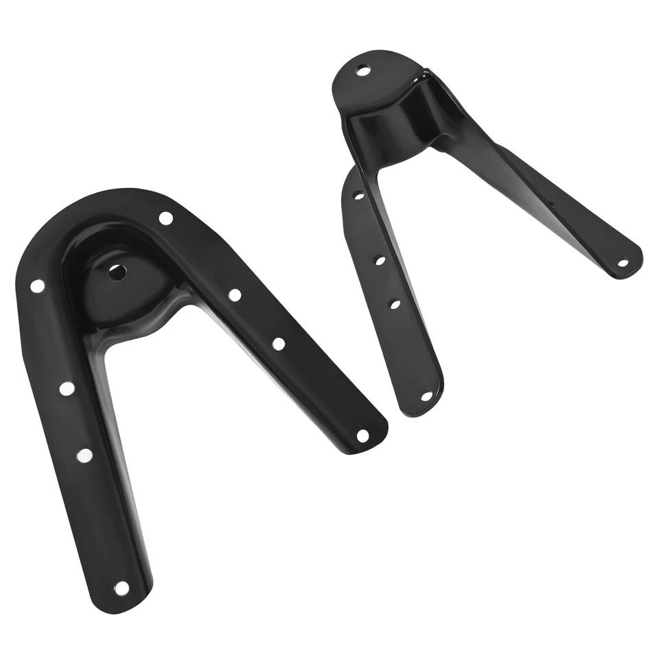 Par de colgadores de grillete de resorte de hoja delantera trasera para Chevy K10 K20 1973-1987 Foto 3 de 4