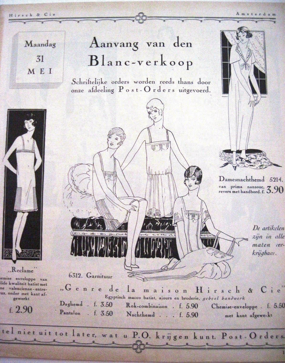 Lovely "Blanc" Juni 1926 Art Deco Fashion Catalog from Amsterdam * eBay