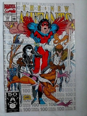 New Mutants #100 FINAL Issue Marvel 1991 Comic 1st Appearance X