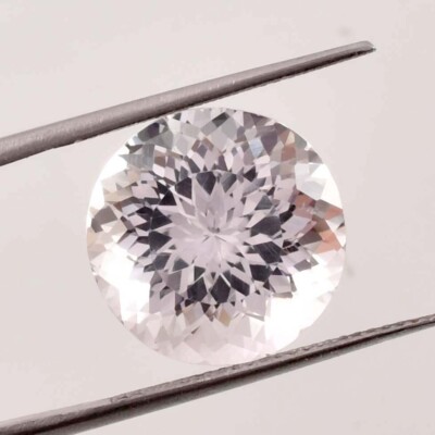 9x9 MM Natural White Ceylon Sapphire Round Cut Loose Gemstone GIT Certified