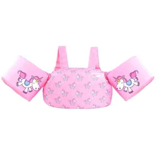 Toddler Arm Floaties with Water Wings, Swim Vest for 30-50lbs Kids, Life Jacket