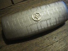 Adrienne Vittadini Hard Shell Designer ELEGANT HINGED Eyeglass Case