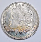 1885-O MORGAN DOLLAR ~ NICE BLUE/GOLD TONED BU UNCIRCULATED!  INV#6