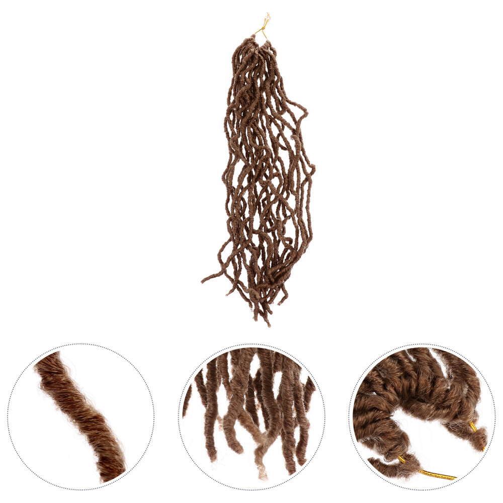 Crochet Braids Hair Synthetic Extensions Twisted Wig Dreadlocks Woman