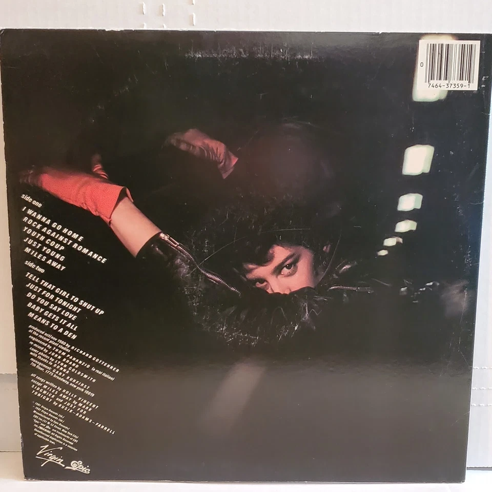HOLLY AND THE ITALIANS Right to be Italian LP VG+ 1981 Epic NFE37359 Vinyl - Image 2 of 4