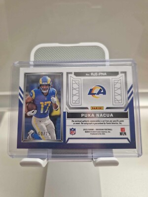 2023 Panini Football Obsidian PUKA NACUA Dual RPA /75 | eBay