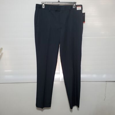 non iron slim fit dress pants Banana Republic Non-iron Slim Fit Checked Dress Pants Size 35x32 –  theuntamedthread.com main image 0