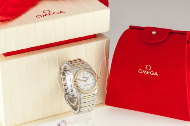 Omega Women's Constellation Quartz Two-Tone Watch MoP Diamond 1376.75 Box/Papers Omega Women's Constellation Quartz Two-Tone Watch MoP Diamond 1376.75 Box/Papers