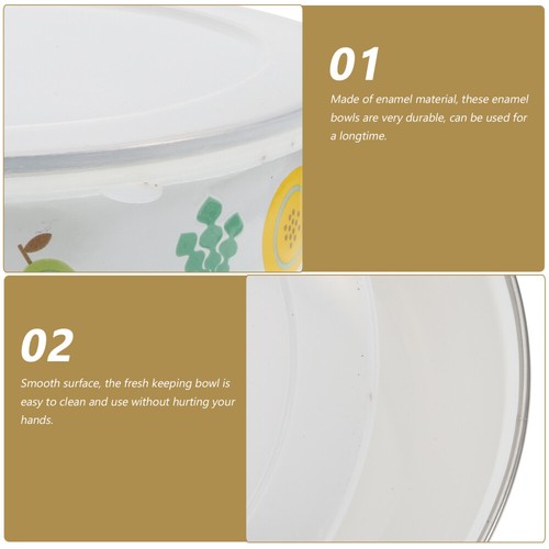 1 Set Of Portable Round With Lid Fresh-keeping Popcorn Bowls - Picture 4 of 12