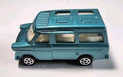 Corgi Juniors Whizzwheels Blue Martin Walter Ford Transit Caravan 1/64 Diecast - Picture 4 of 11