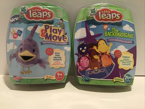 Leap Frog, Little Leaps The Backyardigans & Play Move- New In Packaging Lot Of 2