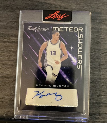 2022-23 Leaf Multi Graphics Jeremy Sochan Keegan Murray Dual Rookie Auto # 11/25