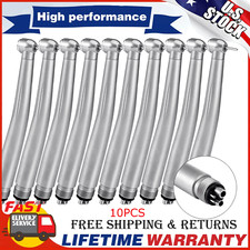 Fit NSK PANA MAX Style 10Pcs Dental High Speed Turbine Handpiece Push 4 Holes