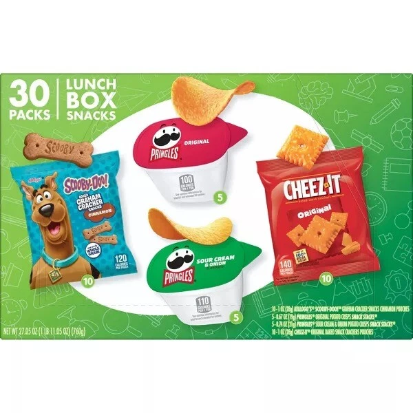 ちゃーこです₊⁎⁺˳✧༚ Cheez-It Kellogg's Lunch Box Crackers Snacks - 30ct | eBay